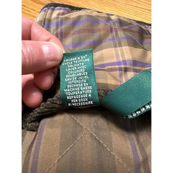 Lauren Ralph Lauren Reversible Quilted Vest W Corduroy Accents Size L - Picture 15 of 16